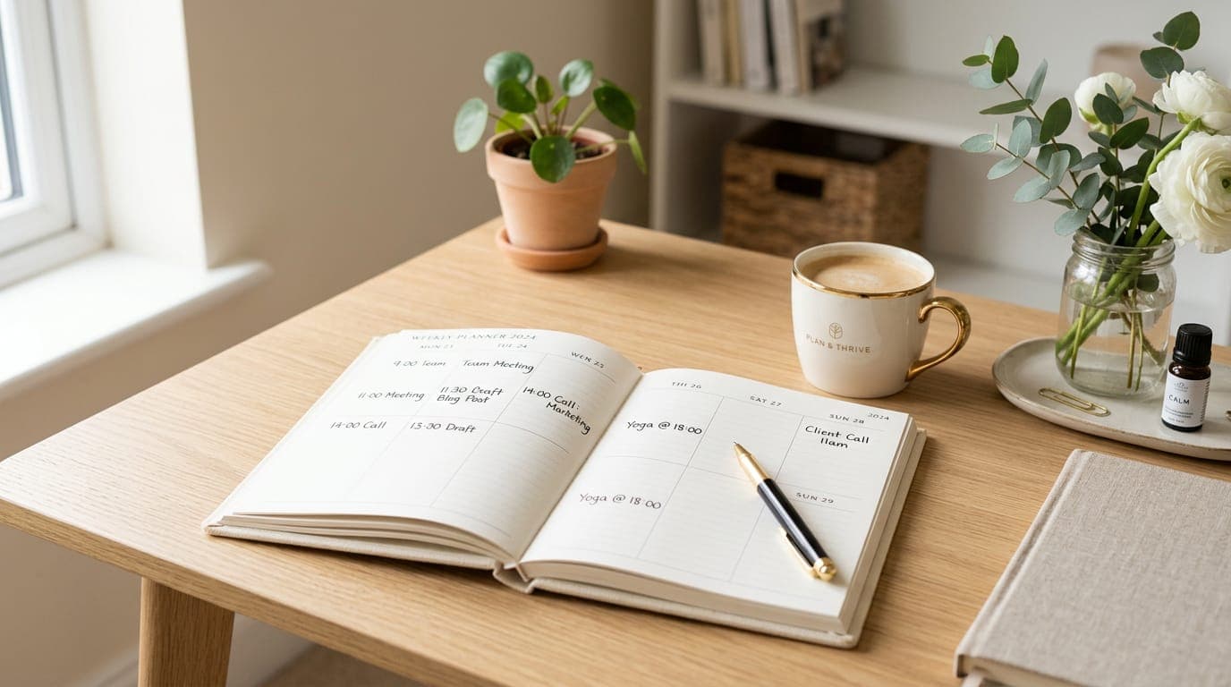 Wochenplanung und Kalender im Kosmetikstudio