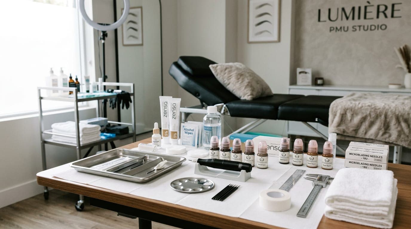 Permanent Makeup Studio – professioneller Arbeitsplatz