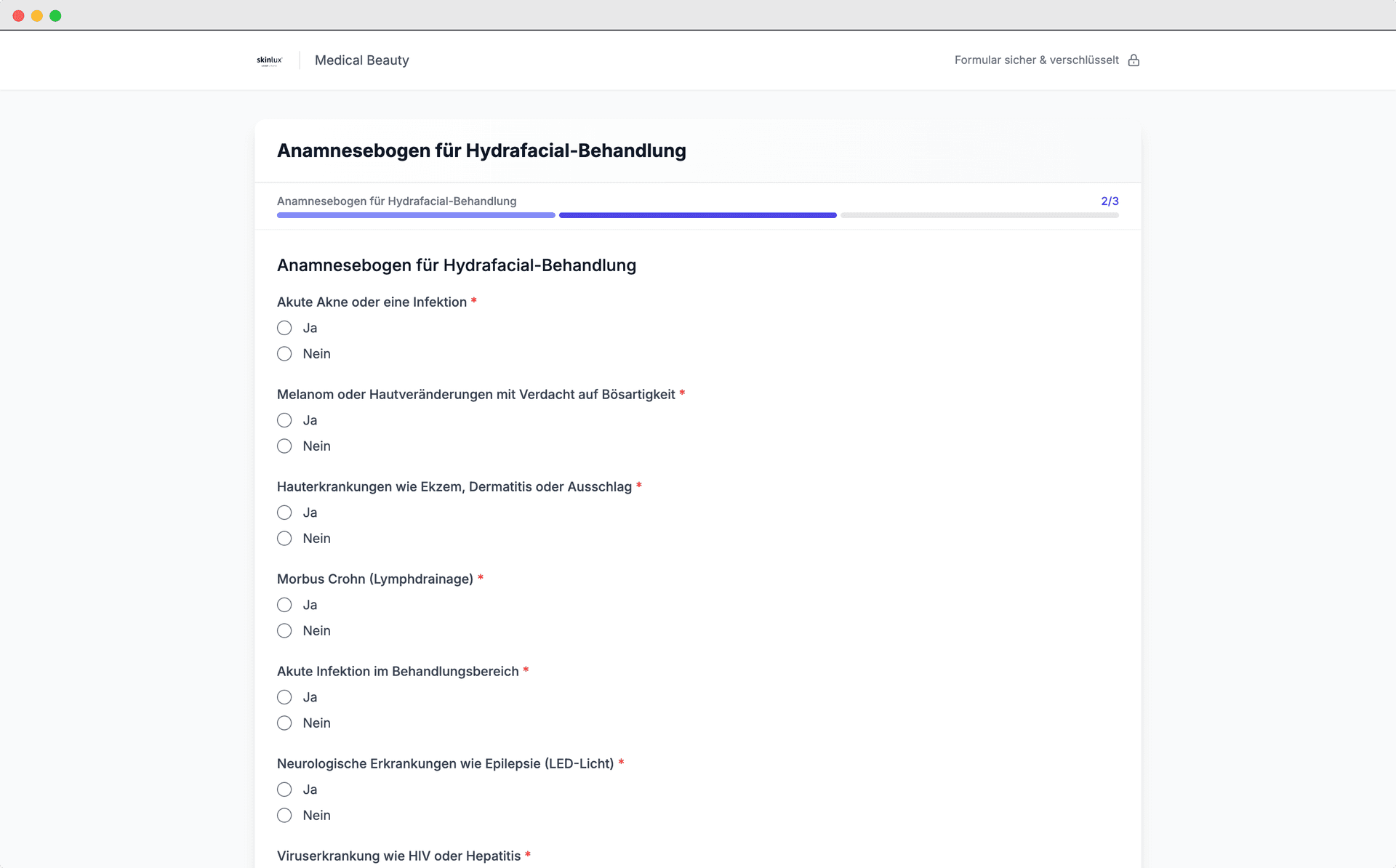 Treatflow Formulare Marketplace - Professionelle Formulare für alle Beauty-Behandlungen mit KI-Generator