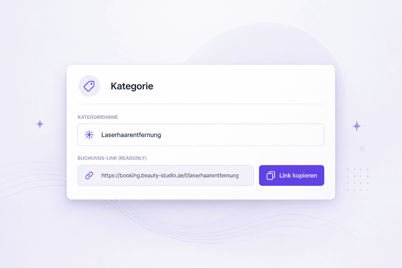 Direktlinks für Leistungskategorien