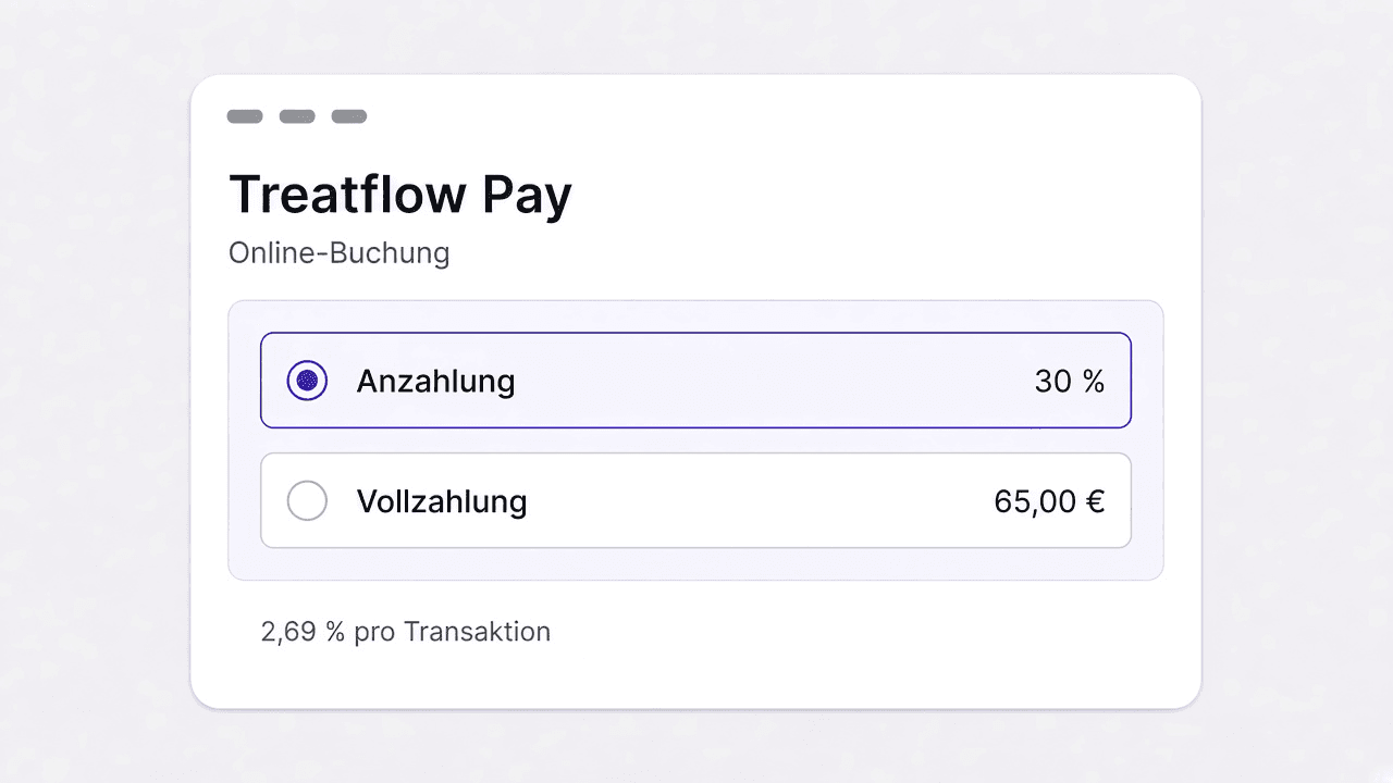 Treatflow Pay is available
