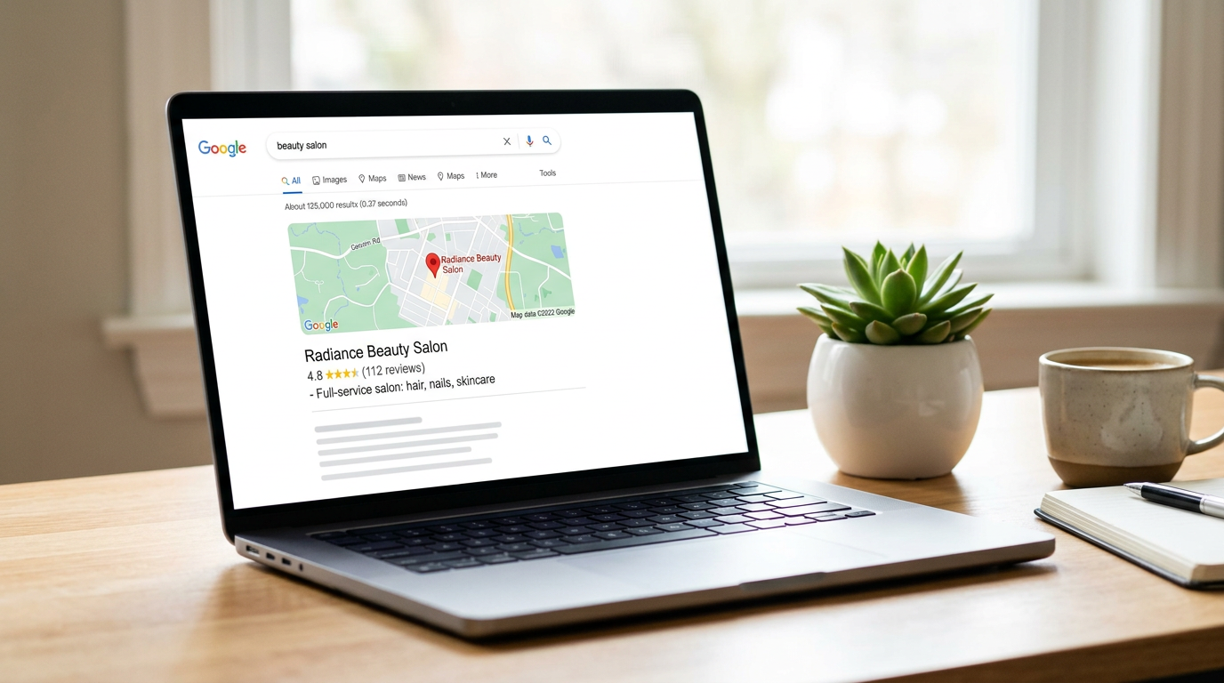 Google Business Profil für Kosmetikstudio
