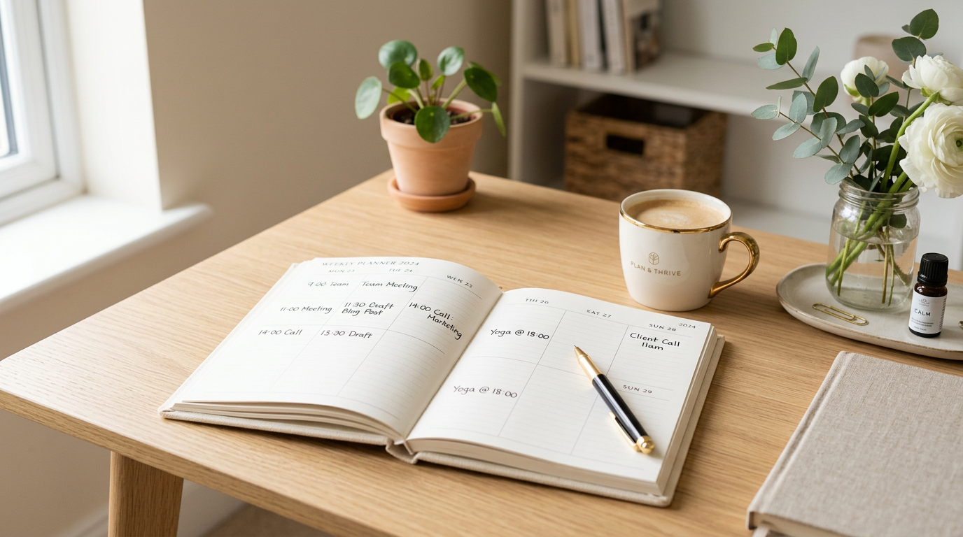 Wochenplanung und Kalender im Kosmetikstudio